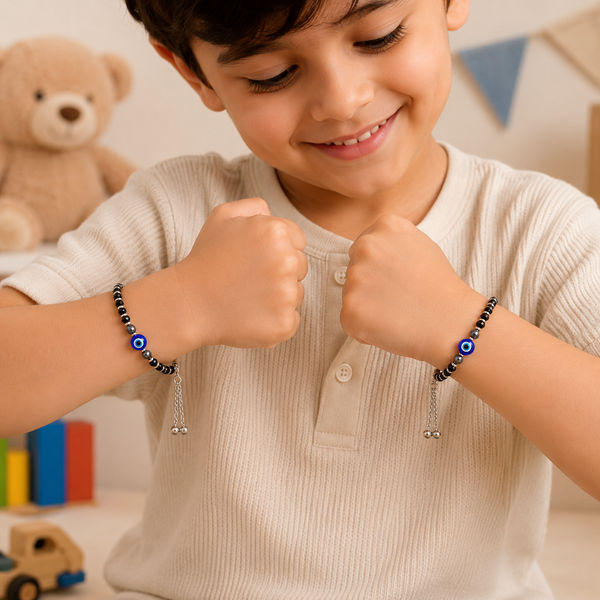Adjustable Evil Eye Protection kids Najaria Bracelet